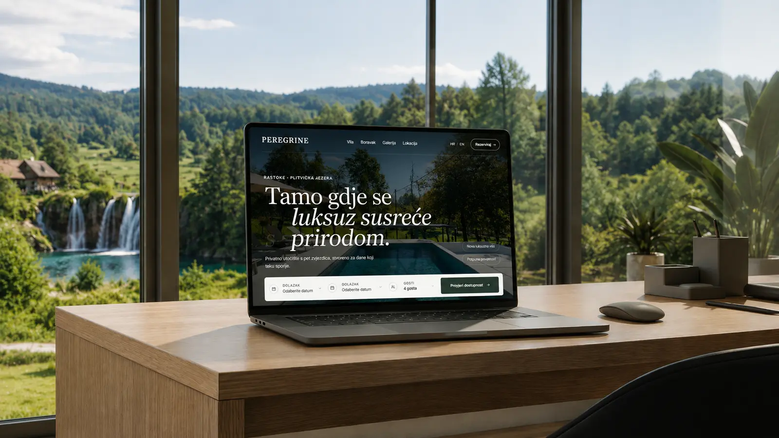 Peregrine Plitvice Lakes — Web stranica
